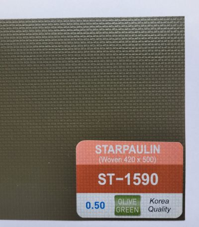 Bạt Starpaulin Starflex 0.5mm xanh rêu